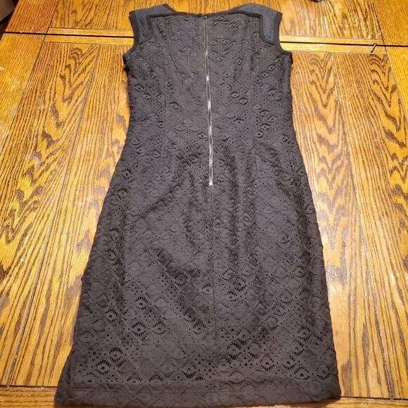 Sea New York black eyelet runch dress size 6 - Picture 4 of 4